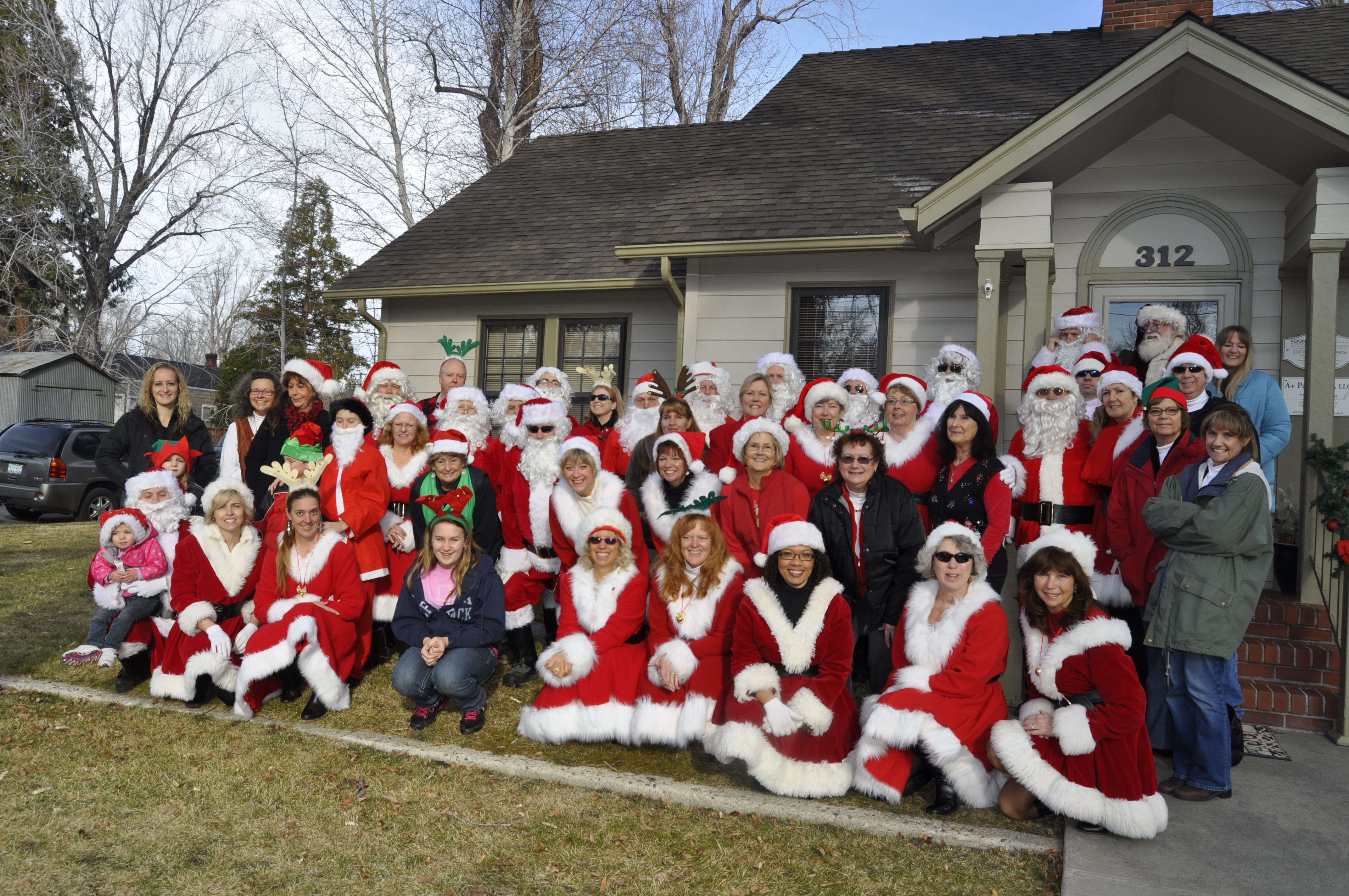 The Santa Teams…”Touching Hearts with a Visit”
